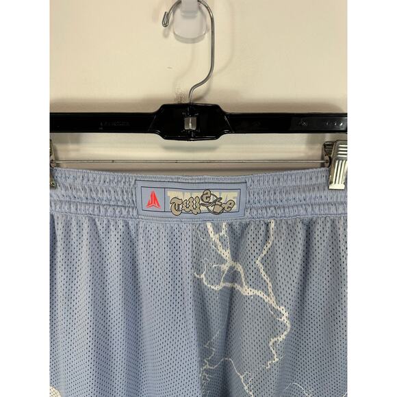 Nike Ja Icon Dri-Fit Basketball Shorts Blue Lightning Print Size Large - Picture 11 of 13